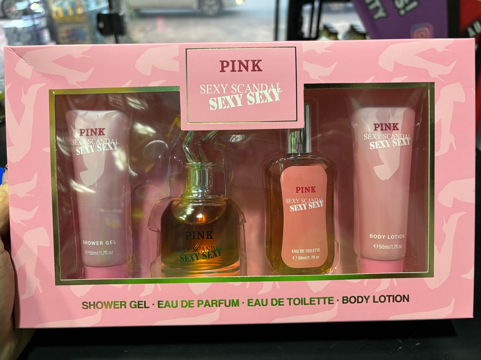 Kit Pink Sexy De 50ml